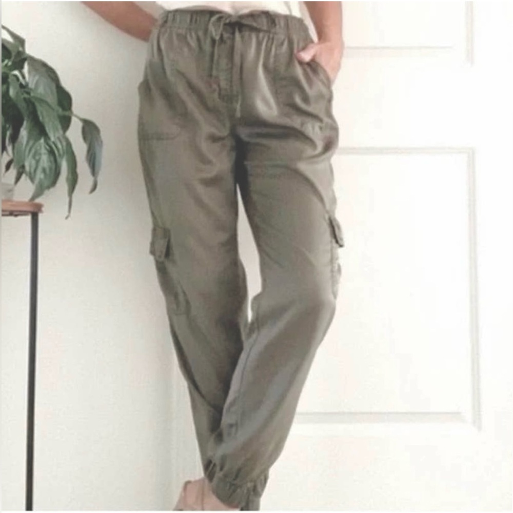 C&C California Cargo Jogger Linen Pants
